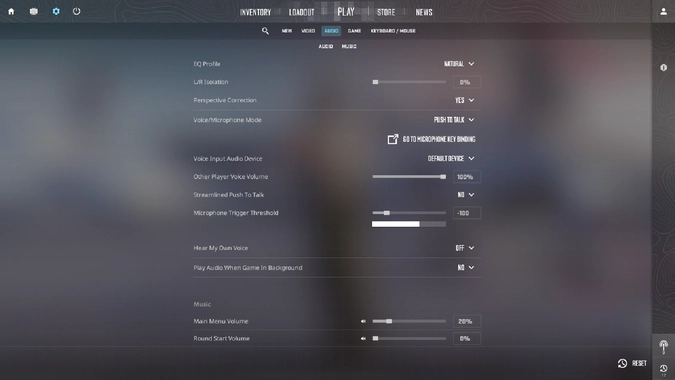 The best CS2 audio settings