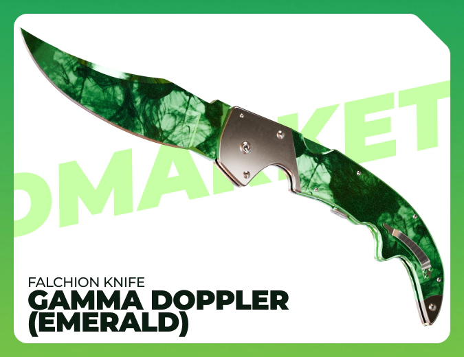Falchion Knife Gamma Doppler (Emerald)