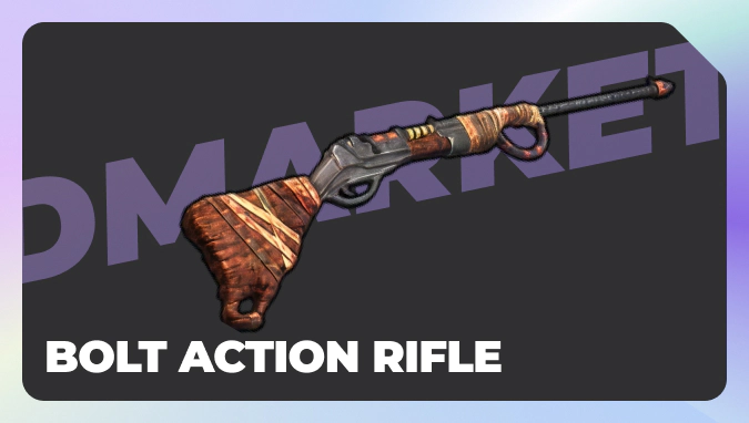 Bolt Action Rifle in rust