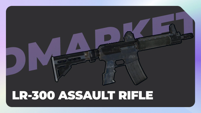 LR-300 Assault Rifle in rust