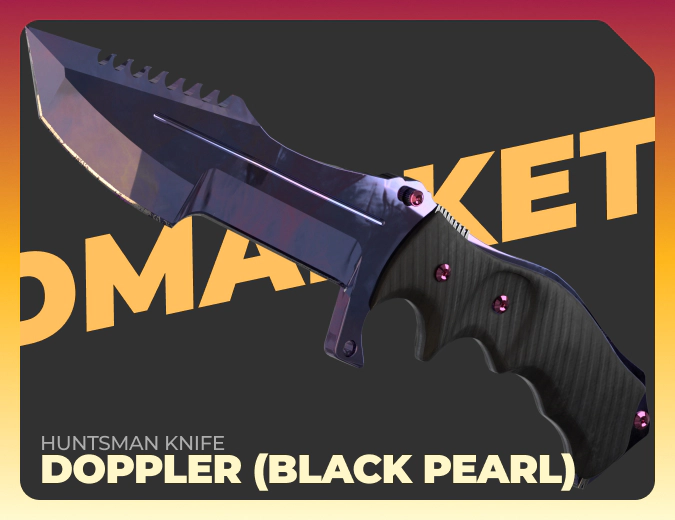 Huntsman Knife Doppler (Black Pearl)