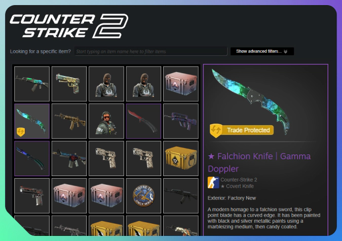 CS2 account with many good skins
