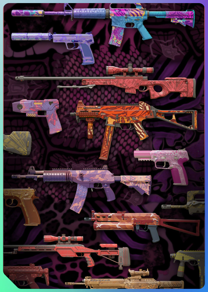 Harlequin CS2 skins