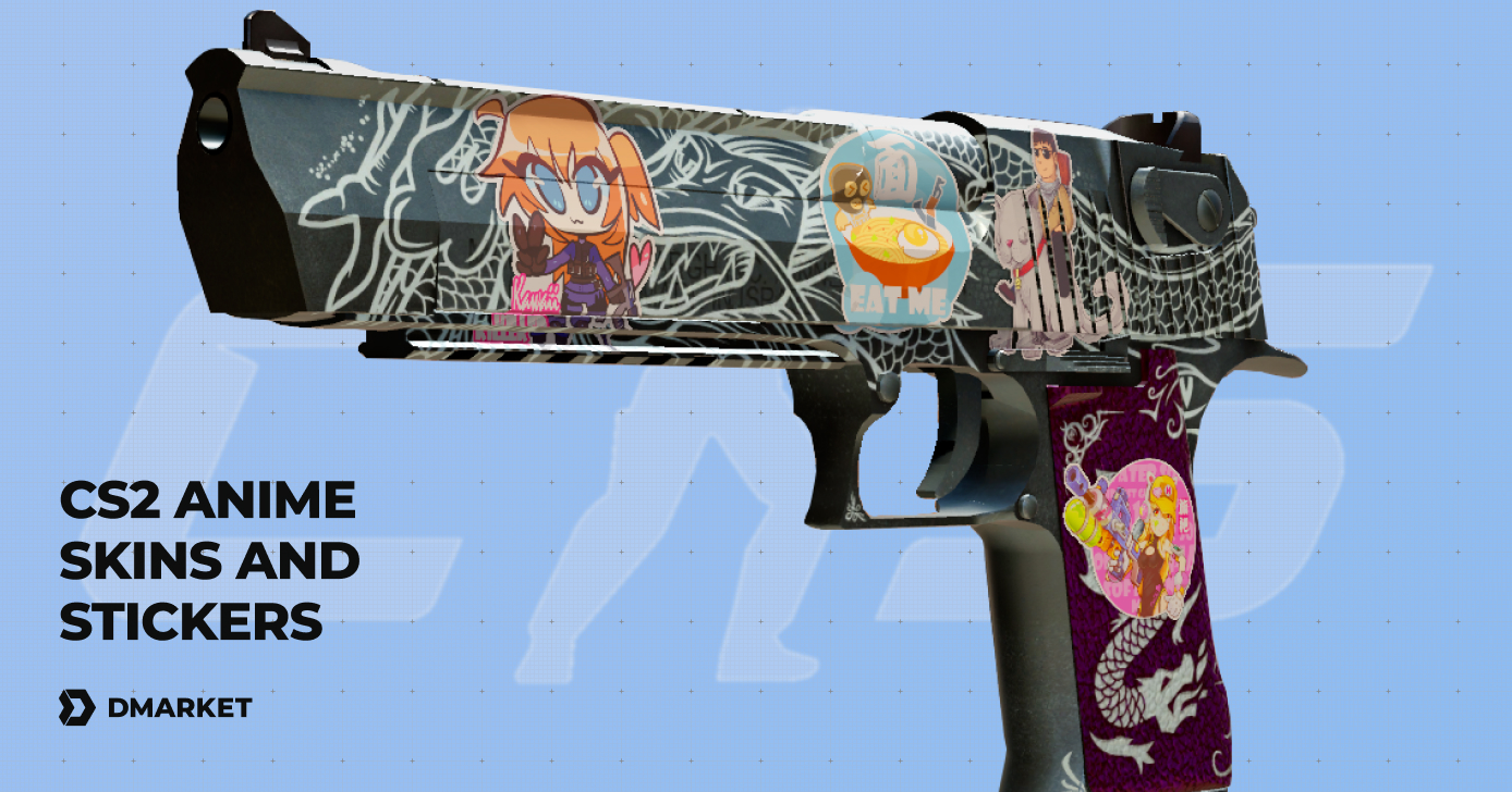 CS:GO/CS2 Anime Skins and Stickers