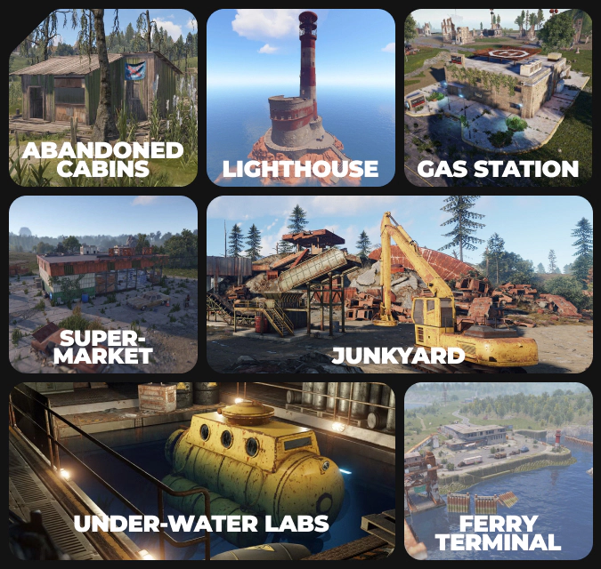 green keycard rust locations