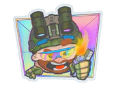 Sticker | Try Hard (Holo) image