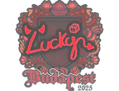 Sticker | Lucky | Budapest 2025 image