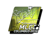 Sticker | seized (Foil) | MLG Columbus 2016 image