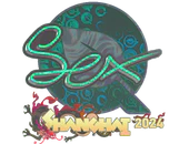 Sticker | dexter (Holo) | Shanghai 2024 image