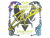 Sticker | ZywOo (Holo, Champion) | Austin 2025 image