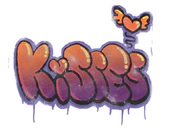 Sealed Graffiti | Kisses image