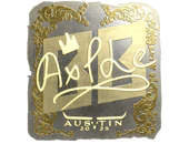 Sticker | Ax1Le (Gold) | Austin 2025 image