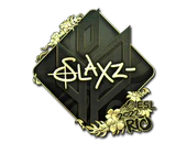 Sticker | slaxz- (Gold) | Rio 2022 image