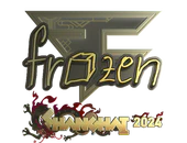 Sticker | frozen (Gold) | Shanghai 2024 image
