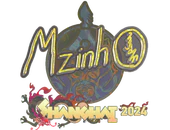 Sticker | mzinho (Holo) | Shanghai 2024 image