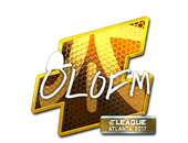 Sticker | olofmeister (Foil) | Atlanta 2017 image
