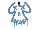 Sealed Graffiti | Recoil AWP (Monarch Blue) image