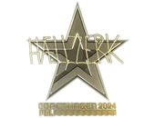 Sticker | hallzerk (Gold) | Copenhagen 2024 image
