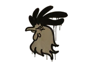 Sealed Graffiti | Cocky (Dust Brown) image