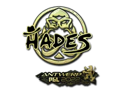 Sticker | hades (Gold) | Antwerp 2022 image