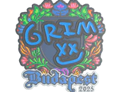 Sticker | Grim (Embroidered) | Budapest 2025 image