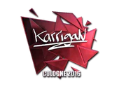 Sticker | karrigan (Foil) | Cologne 2016 image