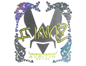 Sticker | FlameZ (Holo) | Austin 2025 image