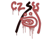 Sealed Graffiti | Recoil CZ-75 (Blood Red) image