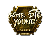 Sticker | sdy (Gold) | London 2018 image
