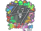 Sticker | zevy (Holo) | Budapest 2025 image