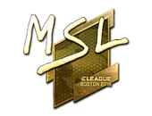 Sticker | MSL (Gold) | Boston 2018 image