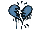 Sealed Graffiti | Broken Heart (Monarch Blue) image