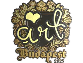 Sticker | arT (Gold) | Budapest 2025 image