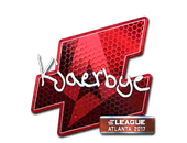 Sticker | Kjaerbye (Foil) | Atlanta 2017 image