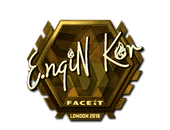 Sticker | ngiN (Gold) | London 2018 image
