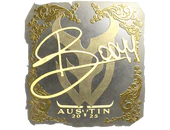 Sticker | bodyy (Gold) | Austin 2025 image