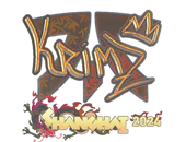 Sticker | KRIMZ (Holo) | Shanghai 2024 image