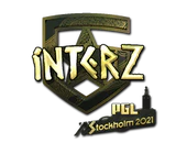 Sticker | interz (Gold) | Stockholm 2021 image
