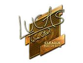 Sticker | LUCAS1 (Gold) | Boston 2018 image