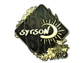 Sticker | syrsoN (Gold) | Rio 2022 image