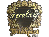 Sticker | xerolte (Gold) | Budapest 2025 image