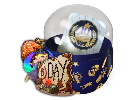 10 Year Birthday Sticker Capsule image