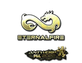 Sticker | Eternal Fire (Gold) | Antwerp 2022 image