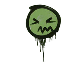Sealed Graffiti | Grimace (Battle Green) image