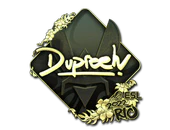 Sticker | dupreeh (Gold) | Rio 2022 image