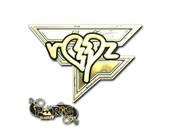 Sticker | ropz (Gold) | Paris 2023 image