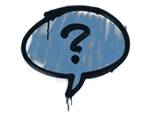 Sealed Graffiti | Question Mark (Monarch Blue) image