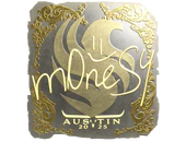 Sticker | m0NESY (Gold) | Austin 2025 image