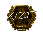 Sticker | Xizt (Gold) | London 2018 image