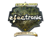 Sticker | electronic (Gold) | Berlin 2019 image
